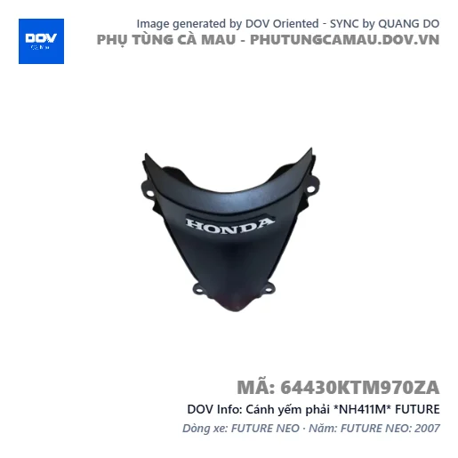 Cánh yếm phải *NH411M* FUTURE — 64430KTM970ZA