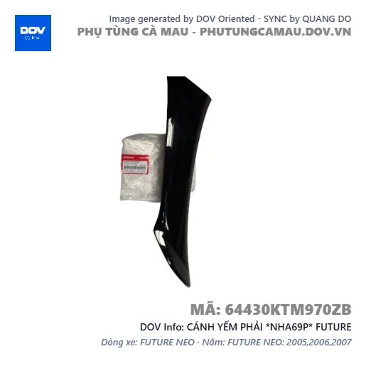 CÁNH YẾM PHẢI *NHA69P* FUTURE — 64430KTM970ZB