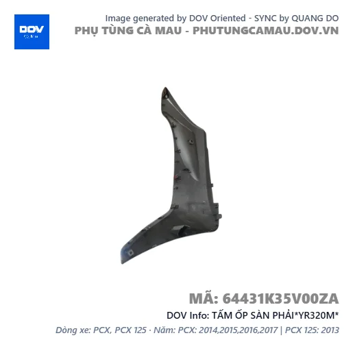 TẤM ỐP SÀN PHẢI*YR320M*  — 64431K35V00ZA