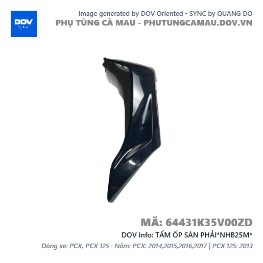 TẤM ỐP SÀN PHẢI*NHB25M*  — 64431K35V00ZD
