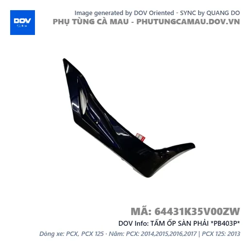 TẤM ỐP SÀN PHẢI *PB403P*  — 64431K35V00ZW
