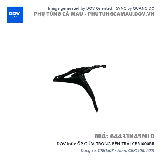 ỐP GIỮA TRONG BÊN TRÁI CBR1000RR — 64431K45NL0
