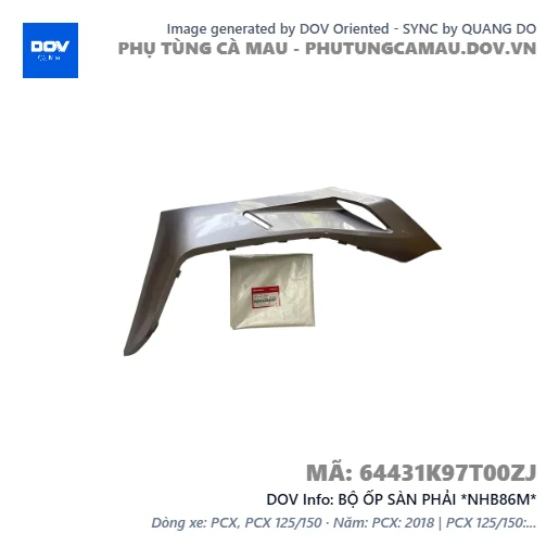 BỘ ỐP SÀN PHẢI *NHB86M*  — 64431K97T00ZJ