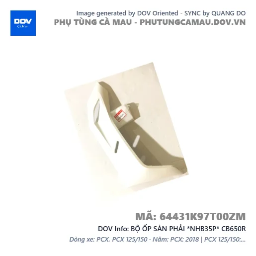 BỘ ỐP SÀN PHẢI *NHB35P* CB650R — 64431K97T00ZM