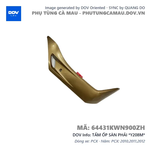 TẤM ỐP SÀN PHẢI *Y208M*  — 64431KWN900ZH