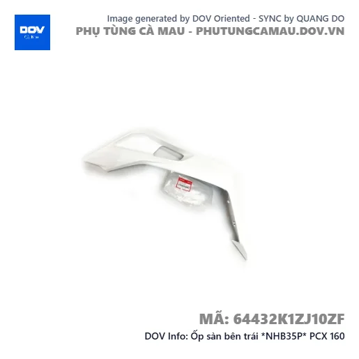 Ốp sàn bên trái *NHB35P* PCX 160 — 64432K1ZJ10ZF