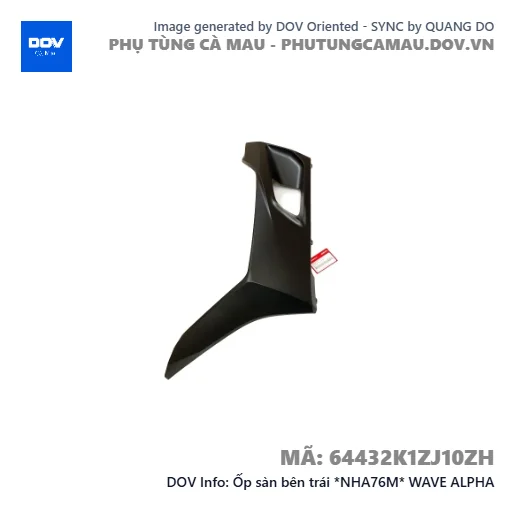 Ốp sàn bên trái *NHA76M* WAVE ALPHA — 64432K1ZJ10ZH