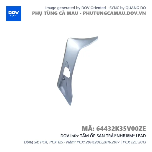 TẤM ỐP SÀN TRÁI*NHB18M* LEAD — 64432K35V00ZE