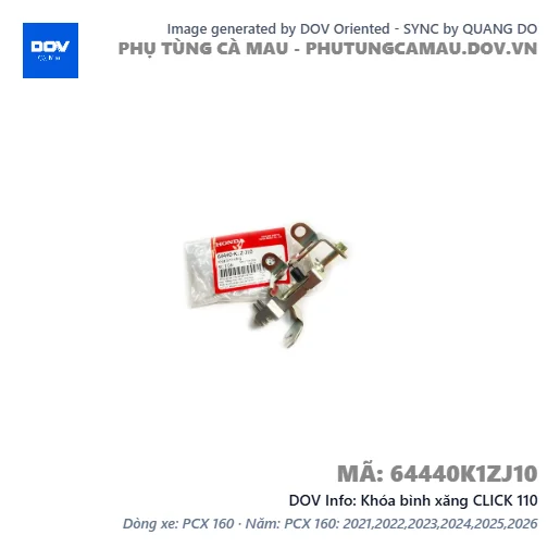 Khóa bình xăng CLICK 110 — 64440K1ZJ10