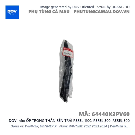 ỐP TRONG THÂN BÊN TRÁI REBEL 1100, REBEL 300, REBEL 500 — 64440K2PV60