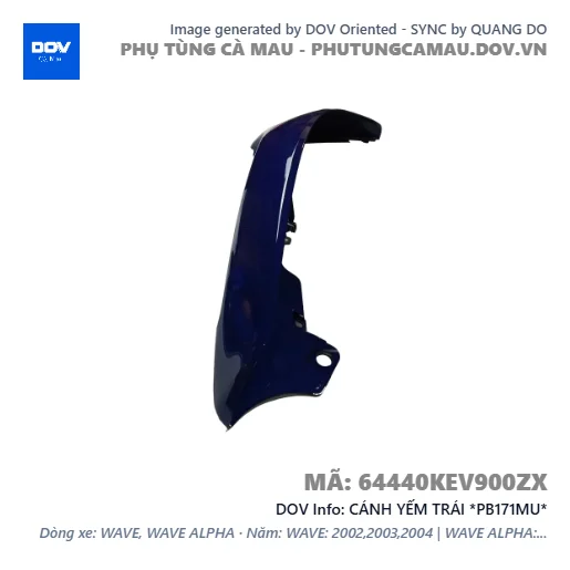 CÁNH YẾM TRÁI *PB171MU*  — 64440KEV900ZX