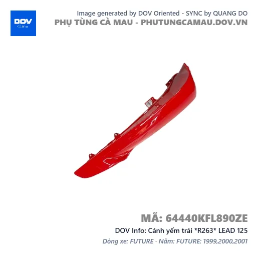Cánh yếm trái *R263* LEAD 125 — 64440KFL890ZE