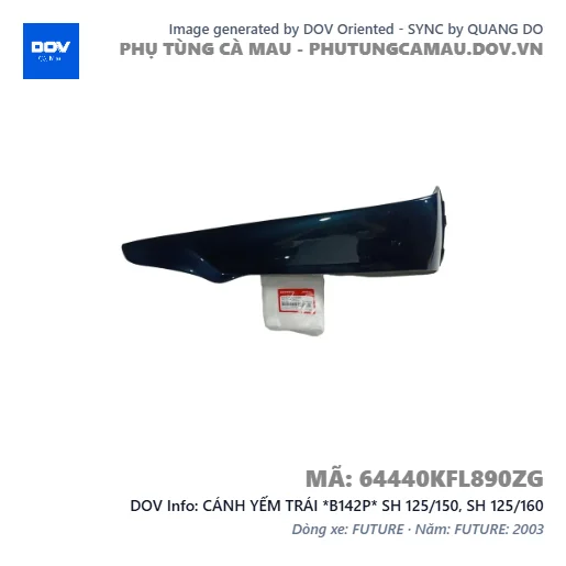 CÁNH YẾM TRÁI *B142P* SH 125/150, SH 125/160 — 64440KFL890ZG
