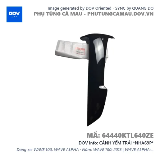 CÁNH YẾM TRÁI *NHA69P*  — 64440KTL640ZE