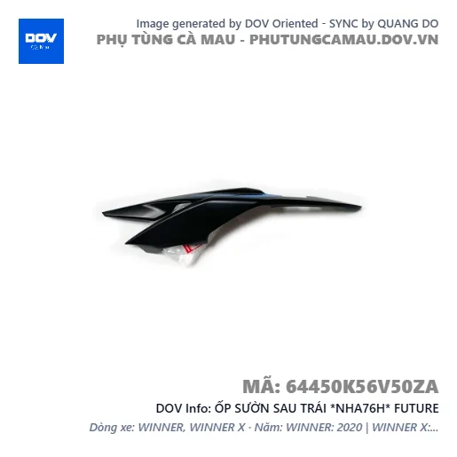 ỐP SƯỜN SAU TRÁI *NHA76H* FUTURE — 64450K56V50ZA