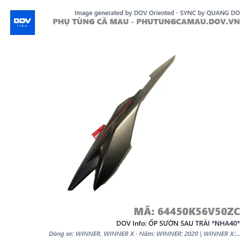 ỐP SƯỜN SAU TRÁI *NHA40*  — 64450K56V50ZC