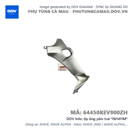 ốp ống yếm trái *NH411M*  — 64450KEV900ZH