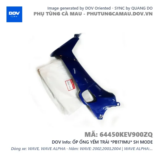 ỐP ỐNG YẾM TRÁI *PB171MU* SH MODE — 64450KEV900ZQ