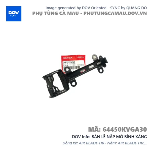 BẢN LỀ NẮP MỞ BÌNH XĂNG  — 64450KVGA30