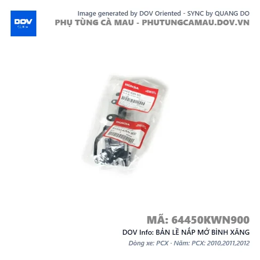 BẢN LỀ NẮP MỞ BÌNH XĂNG — 64450KWN900
