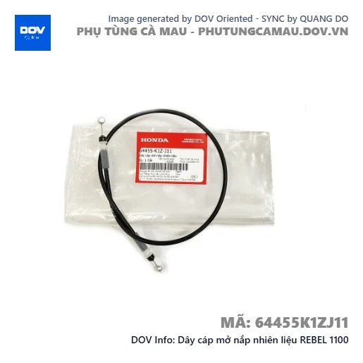 Dây cáp mở nắp nhiên liệu REBEL 1100 — 64455K1ZJ11