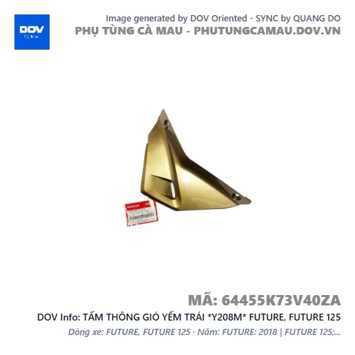 TẤM THÔNG GIÓ YẾM TRÁI *Y208M* FUTURE, FUTURE 125 — 64455K73V40ZA