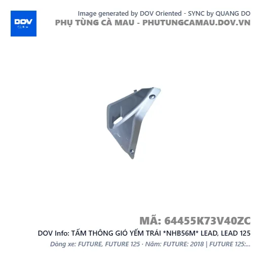 TẤM THÔNG GIÓ YẾM TRÁI *NHB56M* LEAD, LEAD 125 — 64455K73V40ZC