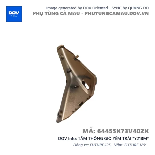 TẤM THÔNG GIÓ YẾM TRÁI *Y218M*  — 64455K73V40ZK