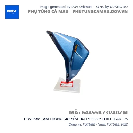 TẤM THÔNG GIÓ YẾM TRÁI *PB389* LEAD, LEAD 125 — 64455K73V40ZM
