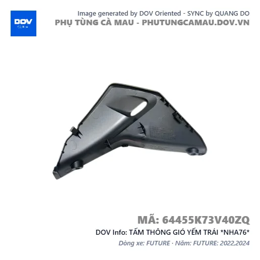 TẤM THÔNG GIÓ YẾM TRÁI *NHA76*  — 64455K73V40ZQ