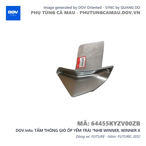 TẤM THÔNG GIÓ ỐP YẾM TRÁI *NHB WINNER, WINNER X — 64455KYZV00ZB