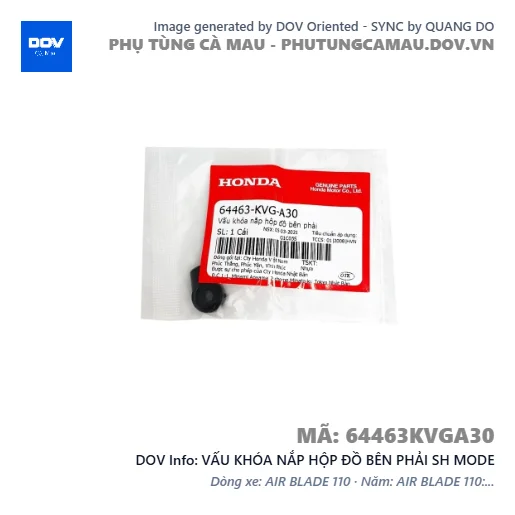 VẤU KHÓA NẮP HỘP ĐỒ BÊN PHẢI SH MODE — 64463KVGA30