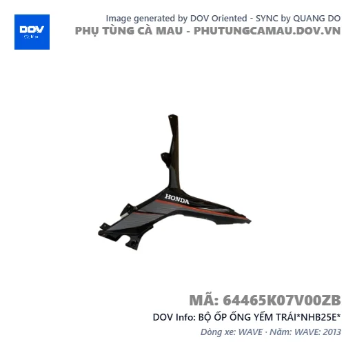 BỘ ỐP ỐNG YẾM TRÁI*NHB25E*  — 64465K07V00ZB