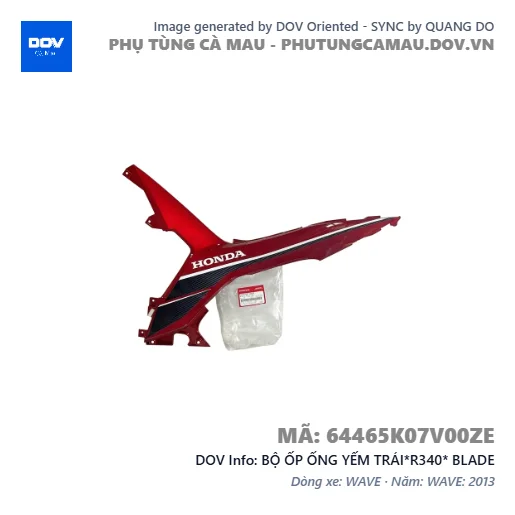 BỘ ỐP ỐNG YẾM TRÁI*R340* BLADE — 64465K07V00ZE