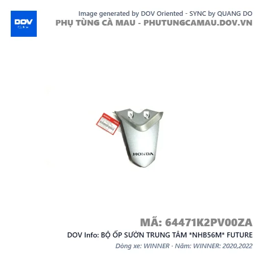 BỘ ỐP SƯỜN TRUNG TÂM *NHB56M* FUTURE — 64471K2PV00ZA