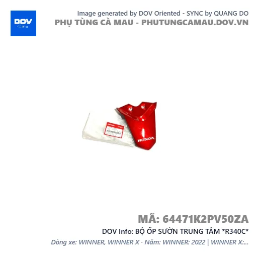 BỘ ỐP SƯỜN TRUNG TÂM *R340C*  — 64471K2PV50ZA