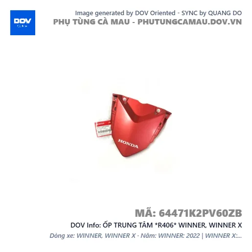 ỐP TRUNG TÂM *R406* WINNER, WINNER X — 64471K2PV60ZB
