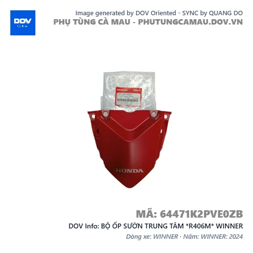 BỘ ỐP SƯỜN TRUNG TÂM *R406M* WINNER — 64471K2PVE0ZB