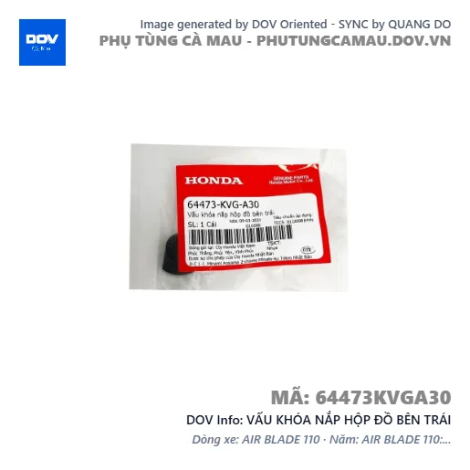 VẤU KHÓA NẮP HỘP ĐỒ BÊN TRÁI — 64473KVGA30