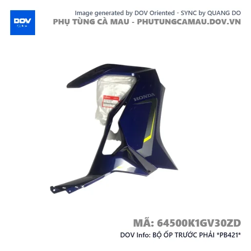 BỘ ỐP TRƯỚC PHẢI *PB421*  — 64500K1GV30ZD