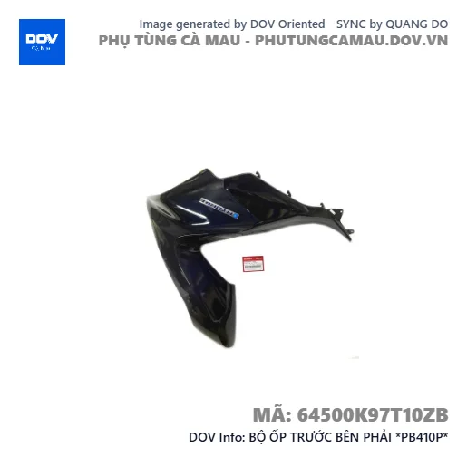 BỘ ỐP TRƯỚC BÊN PHẢI *PB410P*  — 64500K97T10ZB