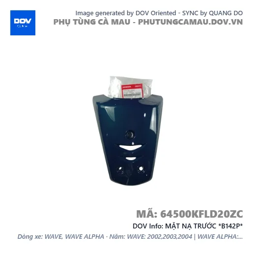 MẶT NẠ TRƯỚC *B142P*  — 64500KFLD20ZC