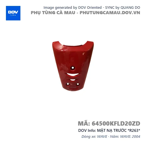 MẶT NẠ TRƯỚC *R263*  — 64500KFLD20ZD