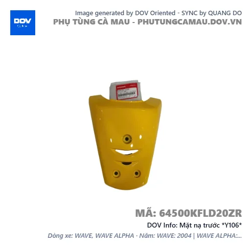 Mặt nạ trước *Y106*  — 64500KFLD20ZR