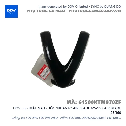 MẶT NẠ TRƯỚC *NHA69P* AIR BLADE 125/150, AIR BLADE 125/160 — 64500KTM970ZF