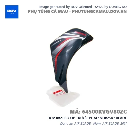 BỘ ỐP TRƯỚC PHẢI *NHB25K* BLADE — 64500KVGV80ZC