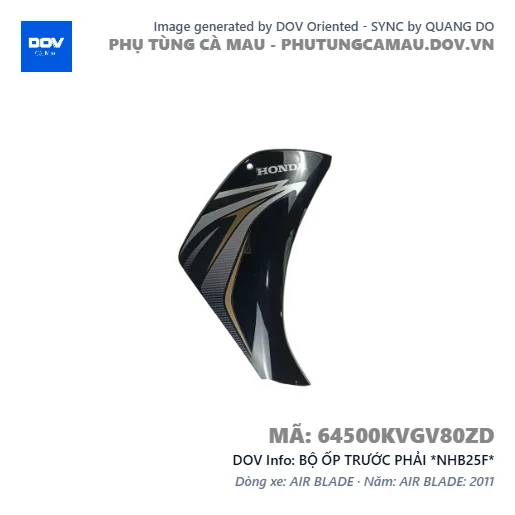 BỘ ỐP TRƯỚC PHẢI *NHB25F*  — 64500KVGV80ZD