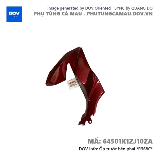 Ốp trước bên phải *R368C*  — 64501K1ZJ10ZA