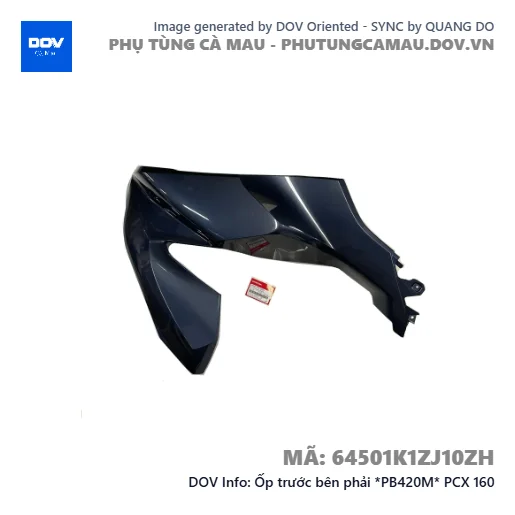 Ốp trước bên phải *PB420M* PCX 160 — 64501K1ZJ10ZH