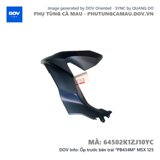 Ốp trước bên trái *PB434M* MSX 125 — 64502K1ZJ10YC
